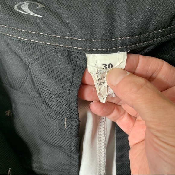 O’NEILL Men’s Hybrid Sz 30 Gray Boardshorts 11" Hyperdry Waist Drawcord Shorts - Picture 11 of 12